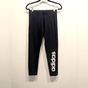 Adidas Navy Blue Leggings Size Medium